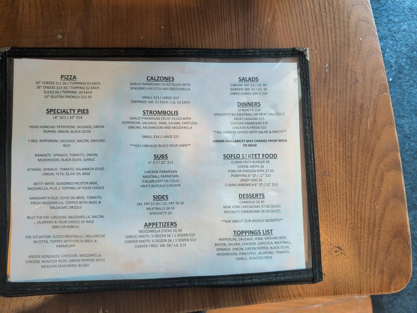 K's NY Pizza & SoFlo Food